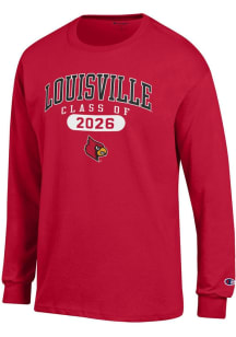 Champion Louisville Cardinals Cardinal Class of 2026 Jersey Long Sleeve T Shirt