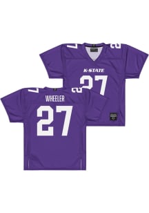 Ben Wheeler   K-State Wildcats Purple NIL Purple Football Jersey