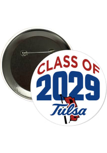 Tulsa Golden Hurricane 3" Class of 2029 Button - Blue