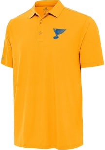 Antigua St Louis Blues Mens Gold Era Short Sleeve Polo