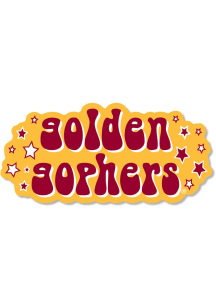 Minnesota Golden Gophers Stars Stickers - Red
