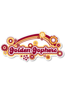 Minnesota Golden Gophers Script Stickers - Red
