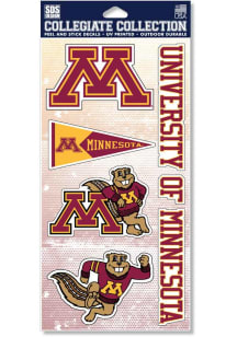 Minnesota Golden Gophers  Auto Decal - Maroon