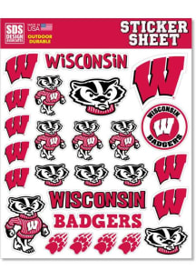 Wisconsin Badgers Youth Sheet Stickers -