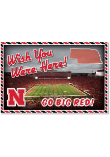 Nebraska Cornhuskers Wish You Were Here Stickers -
