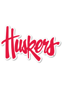 Nebraska Cornhuskers  Auto Decal - Red