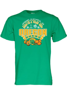 Blue 84 Oregon Ducks Kelly Green 2026 Peach Bowl Short Sleeve T Shirt