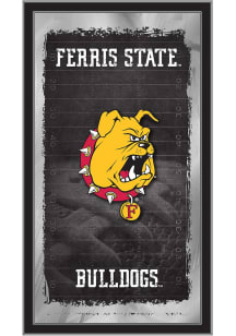Ferris State Bulldogs Football Hanging Back Bar Mirror