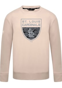 Levelwear St Louis Cardinals Tan Mandate Buckler Long Sleeve T Shirt