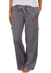 Concepts Sport Maryland Terrapins Womens Charcoal Trackside Cargo Loungewear Sleep Pants