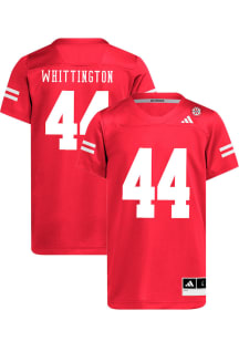 Jahsear Whittington   Nebraska Cornhuskers Red NIL Name And Number Football Jersey