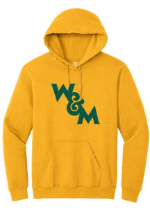 Summit Sportswear William & Mary Tribe Mens Gold Primary Long Sleeve Hoodie