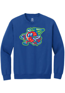 Summit Sportswear El Paso Chihuahuas Mens Blue Primary Copa Long Sleeve Crew Sweatshirt