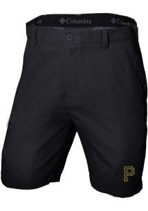 Columbia Pittsburgh Pirates Mens Black Lie Angle Shorts