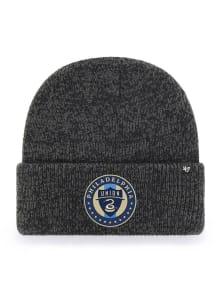 47 Philadelphia Union Black Brain Freeze Cuff Mens Knit Hat