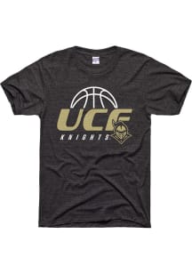 Charlie Hustle UCF Knights Black Basketball Short Sleeve Fashion T Shirt