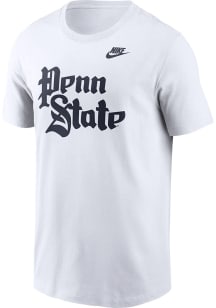 Nike Penn State Nittany Lions White Throwback Short Sleeve T Shirt