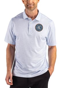 Cutter and Buck New York City FC Light Blue Pike Fern Big and Tall Polo