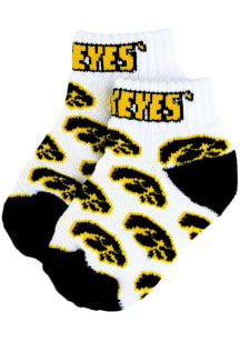 Iowa Hawkeyes Mascot Baby Quarter Socks