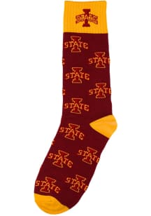 Iowa State Cyclones Red Repeating Youth Crew Socks