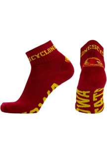 Iowa State Cyclones Logo Mens Quarter Socks