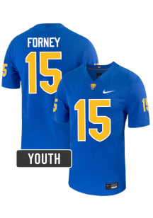 Tony Forney Pitt Panthers Youth Blue Nike NIL Name And Number Football Jersey