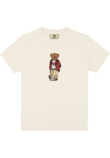 Crew Dog Harvard Crimson White Blazer Bear Short Sleeve Fashion T Shirt