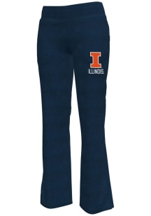 Champion Illinois Fighting Illini Womens Fit 'N' Flare Navy Blue Sweatpants