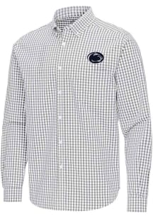 Antigua Penn State Nittany Lions Mens Ash Ellis Long Sleeve Dress Shirt