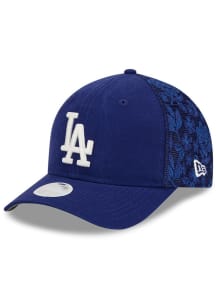 New Era Los Angeles Dodgers Navy Blue Floral Mesh 9FORTY M Crown Womens Adjustable Hat