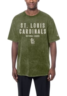 New Era St Louis Cardinals Olive Armed Forces Short Sleeve T Shirt
