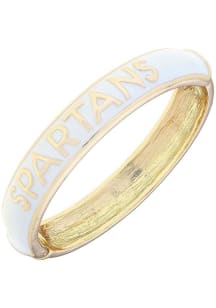Michigan State Spartans Script Hinge Womens Bracelet