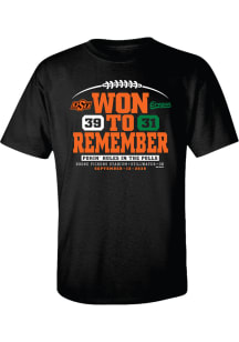Oklahoma State Cowboys Black Won To Remember Beat Oregon Short Sleeve T Shirt