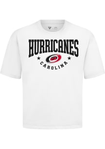 Levelwear Carolina Hurricanes White Signature Knit Archway Short Sleeve Fashion T Shirt