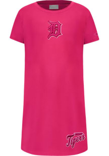 Pro Standard Detroit Tigers Girls Pink Classic Triple Pink Short Sleeve Dress