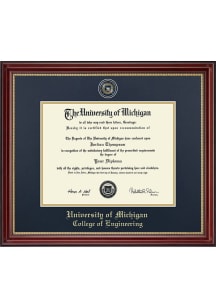 Michigan Wolverines Medallion Kensington Michigan Engineering Diploma Frame - Navy Blue