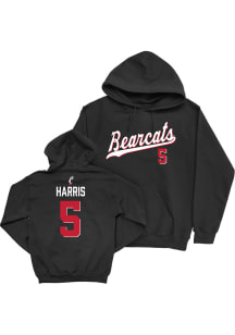 Sencire Harris Campus Ink Cincinnati Bearcats Youth NIL Script Long Sleeve Player Hoodie Black