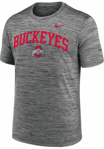 Nike Ohio State Buckeyes Anthracite Arch Logo Short Sleeve T Shirt