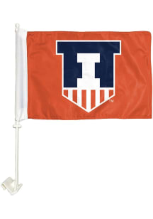 Illinois Fighting Illini 11x16 Car Flag - Navy Blue