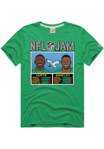 Saquon Barkley Philadelphia Eagles Kelly Green NFL Jam Short Sleeve Fashion Player T Shirt