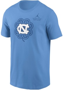 Nike North Carolina Tar Heels Light Blue Aer Lingus Football Core Short Sleeve T Shirt