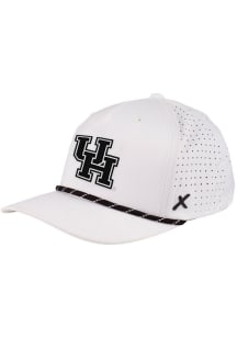 CAPX Houston Cougars WB Circuit Adjustable Hat - White
