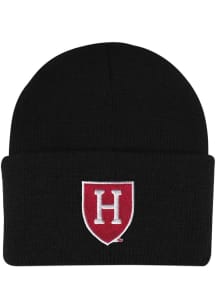 LogoFit Harvard Crimson North Pole Baby Knit Hat - Black