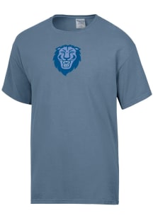 ComfortWash Columbia College Cougars Womens Blue Garment Dyed Short Sleeve T-Shirt