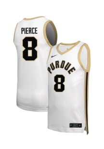Caden Pierce  Nike Purdue Boilermakers White NIL Name And Number Jersey