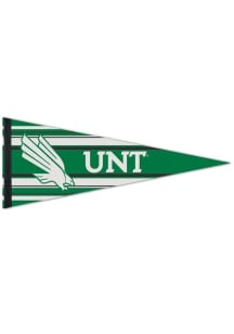 North Texas Mean Green 12x30 Logo Premium Pennant - Green