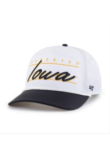 47 Iowa Hawkeyes Brrr Condor Two-Tone Hitch Adjustable Hat - White