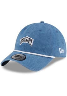 New Era Ohio State Buckeyes Light Blue Mom Jean Rope Casual Classic Womens Adjustable Hat