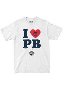 Paige Bueckers UConn Huskies White Women's Basketball I Heart PB Short Sleeve Fashion Player T Shi..