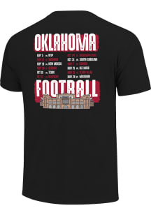 Oklahoma Sooners Black 2026 Football Schedule Short Sleeve T Shirt